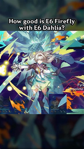 How good is E6 Firefly with E6 Dahlia?