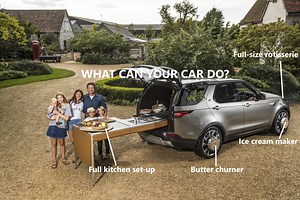 Jamie Oliver’s Mobile Kitchen Inside a Land Rover Discovery Is Still Insanely Awesome