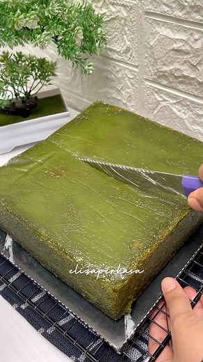 Eliza Perkasa on Instagram: "Punya singkong bisa buat sajian mewat saat lebaran nanti.. beneran enak kebangetan !!! 1 loyang 40 pcs. Loyang 18 x 18 x 7 cm 🌸Bahan - Bahan : ~ Singkong Parut 1 Kg (Setelah diparut) ~ Garam 1/2 sdt ~ Gula Pasir 250 gr/17 sdm ~ Santan Instan 200 ml ~ Telur 2 butir ~ Margarin 75 gr/12 sdm (Cairkan) ~ Tepung tapioka 5 sdm ~ Jus Pandan 170 ml (3/4 gelas belimbing) ~ Pasta Pandan dan coklat secukupnya ~ Pewarna hijau (optional) #idejualan #kuesingkong #bingkasingkong"