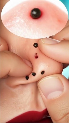 Nose Blackhead Popping | Slow & Satisfying Extraction