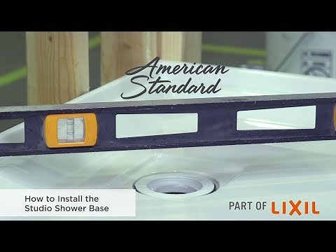 How to Install the Studio Shower Base