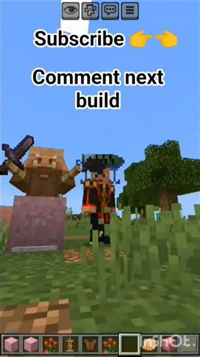 castle guard build MC bedrock