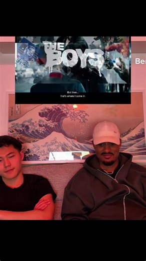 The iconic first meeting of Butcher and Huey! #theboys #homelander #butcher