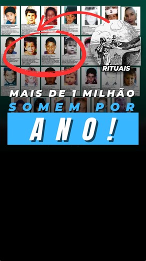 Leandro Yame Editor on Instagram: "🚨ATENÇÃO! 🚨Talvez esse seja o vídeo mais importante desse canal! Crianças somem todos os dias, mais de 1 milhão por ano. #sacrificios #desaparecimentos #deusespagaos #biblia #rituais."