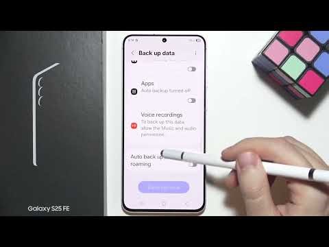 Samsung S25 FE: How to Backup Data