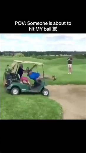 Nothing worse than randoms stealing your ball mid-round 😭☠️ #golf #golfmeme #golfhumor