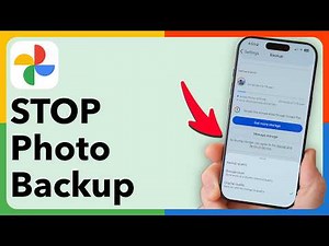 How To Stop Backup In Google Photos