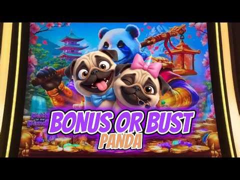 We NEED More PANDAS in our LIFE! Bonus or Bust Panda Slot Machines | Gambling Pugs