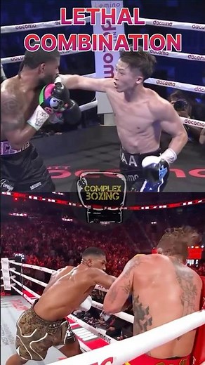 Lethal combination in boxing, when done right and with precision..