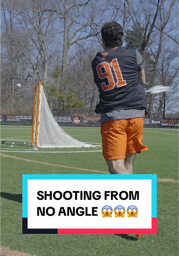 He’s shooting from BELOW the goal line… 😱🤯 #lacrosse #lax #pll #drill #lacrossehighlights #how #shootingdrill #lacrossedrills #lacrossetok