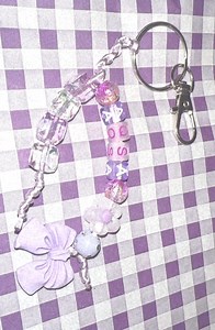 Personalized Beaded Keychain: Custom Name Charm, Teacher Gift - Etsy Australia