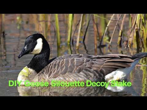 DIY Goose Shell Decoy Stakes