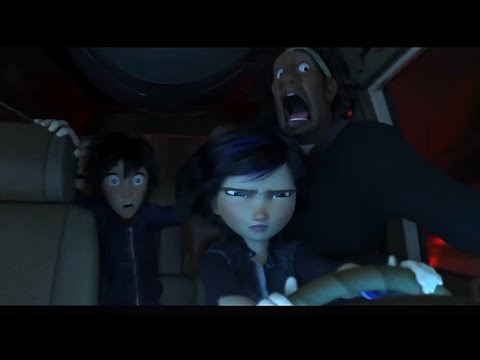 Car chase baymax vs Callaghan microbots Big hero 6 1080p