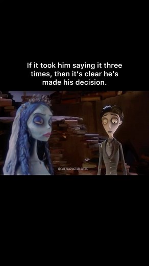 Emily and Victor 🦋 - Corpse Bride Movie on Instagram: "I mean you’re de*d 😔"