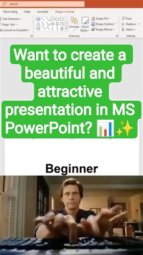 Create Attractive Presentation in MS PowerPoint|Easy Design Trick #powerpoint #shorts #tips #tricks