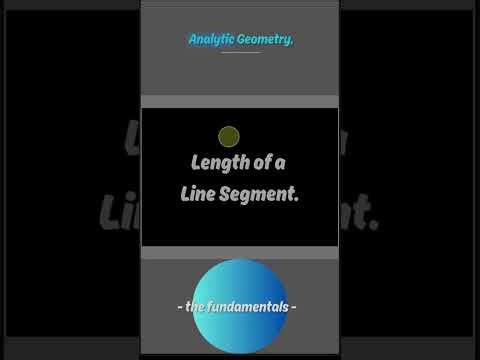 Length of a Line Segment - the fundamentals (full video)