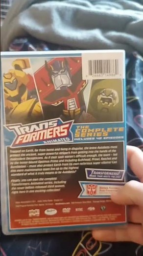 my Transformers animated complete series DVD