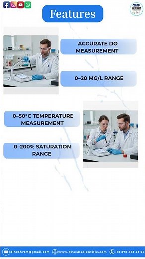 Dissolved Oxygen Meter–Precise DO Measurement for Water Quality Analysis #laboratoryequipment
