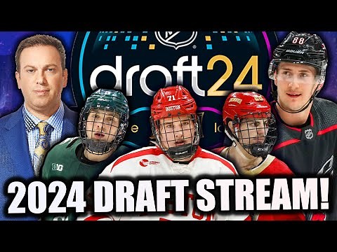 2024 NHL DRAFT LIVE STREAM! BIG TRADES REVEALED! (NHL Trade Rumors & Celebrini Scouting Report Talk)