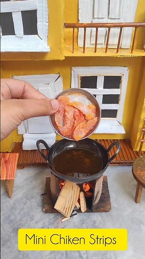 Miniature Chiken Fry | Mini Real Cooking | Tiny Foods | Miniature Cooking #trending #miniaturefood