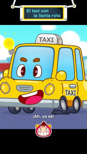 El taxi con la llanta rota 1 🚕🔩 ¡Visita al Taller de Nick! | REDMON Niños #Shorts