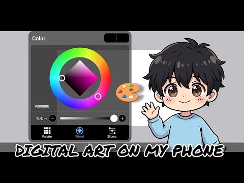 How I draw Digital Art and Illustrations on my phone. 📱 Ibis Paint Tutorial for beginners... 🎨