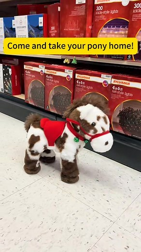 🐴 Bring the Magic of Christmas to Life! 🎄 Meet the Spotted Animated Horse — it neighs, walks, and shakes its head like a real pony! Dressed in a festive red saddle with jingling bells, this adorable companion turns any room into a holiday wonderland. ✨ Perfect for kids and families — pure Christmas joy in motion! 🎁 | Pettoruto Lennell Jessica