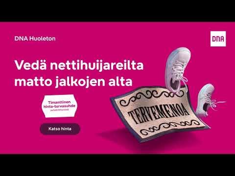 Puhelinliittymä turvallisella nettiselauksella. DNA Huoleton.