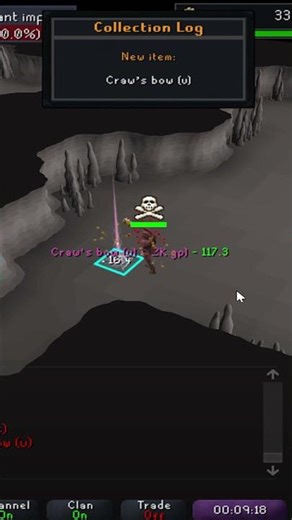I got a CRAW'S BOW from a REVENANT IMP on my HCIM!! #oldschoolrunescape #revvowed #osrs