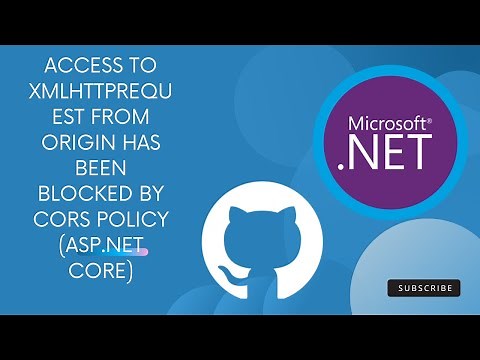 Access to XMLHttpRequest from origin has been blocked by CORS policy (Asp.net Core)