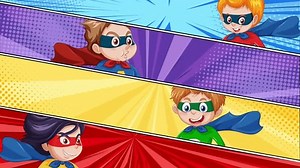 Animated Superheroes Flying Dynamic Backgrounds Stock Footage Video (100% Royalty-free) 3535805219 | Shutterstock
