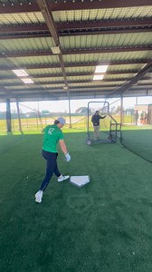 The baseball team was out trying out the new batting cages today! | Mabank High School