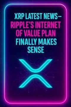 XRP Latest News — Ripple’s Internet of Value Plan Finally Makes Sense