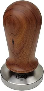 Rattleware 58mm Pressure Tamper Wood Handle - Quality Espresso Hand Tampers, Perfect for Cafe and Home Use