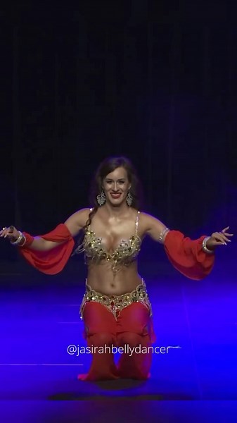 Jasirah - Red Pants Drum Solo choreo 🥁Warsaw 2022 #orientaldance #bellydance #dance #dancer