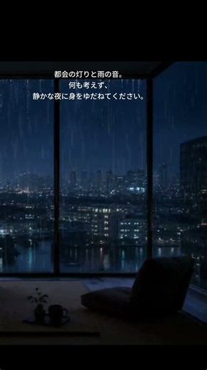 遠くで雷が響く雨の夜 🌧️ 深い眠りと静かな癒しのための雨音