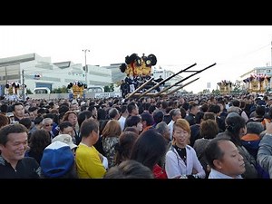 2014年10月17日 新居浜太鼓台祭 工場前 西町武装攻撃