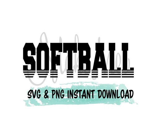 Softball SVG | PNG | Softball Instant Download | Dtf | Softball Shirt Svg - Etsy