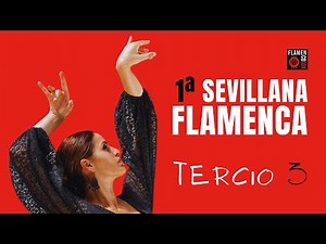 How to Dance Sevillanas Step by Step: 1st Flamenco Sevillana Tercio 3 (For Beginners) #1.3