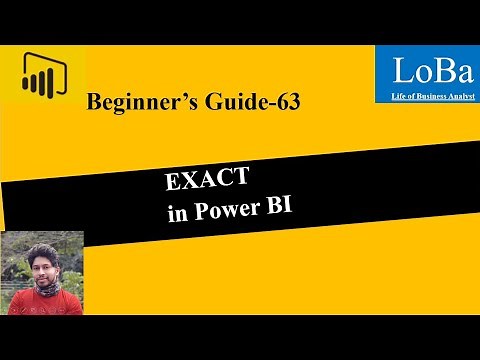 Power BI EXACT function | Text comparison pbi | exact match in pbi