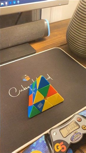 Nice Pyraminx solve 👍 - Speed Solve Day 46 #rubikscube