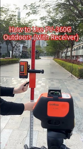 DIY Laser Level with Plumb Dots Works Outdoors – 295ft!