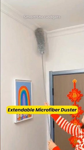 Extendable Microfiber Duster – Easy Home Cleaning Tool
