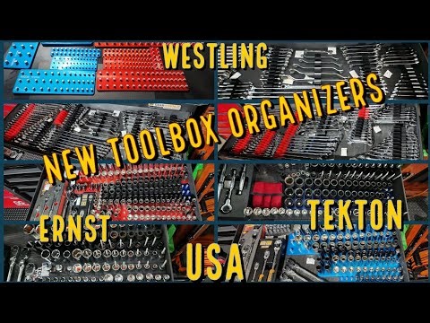 New Tool Organizers Pliers Wrenches Sockets Tekton Ernst Westling