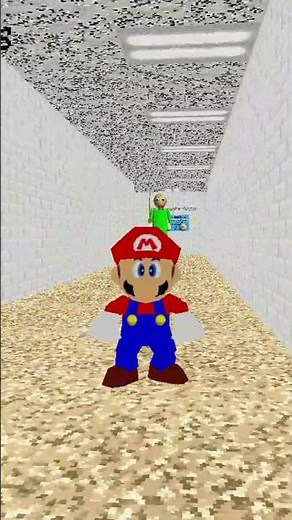 Mario 64 in Baldi's Basics! #supermario64 #baldisbasics