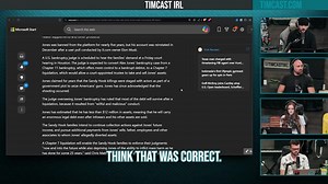 5.1K views · 224 reactions | Sandy Hook Families Try To SEIZE Alex Jones' Social Media Accounts | Timcast IRL | Facebook