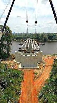 Building a Massive River Bridge From Scratch | Incredible Engineering Project
