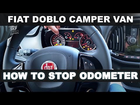 How To Stop Odometer On A FIAT DOBLO CAMPER VAN 2020