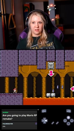 Thwomp escape #supermarioworld #kaizo #retrogaming #supernintendo #girlgamer | Hannahbart