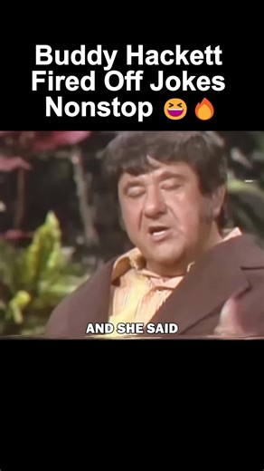 When Buddy Hackett Became A One-Man Joke Machine On The Tonight Show 😂 #BuddyHackett #ComedyGold #LateNightTV #StandUpLegend #FYP